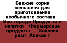 Свежие корни женьшеня для приготовления необычного состава - Все города Продукты и напитки » Фермерские продукты   . Хакасия респ.,Абакан г.